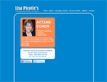 Tablet Screenshot of lisapicotte.com